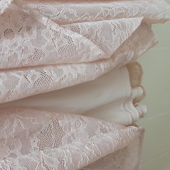 Torrid Blush Lace Off Shoulder Lined Cocktail Party Dress - Picture 10 of 12